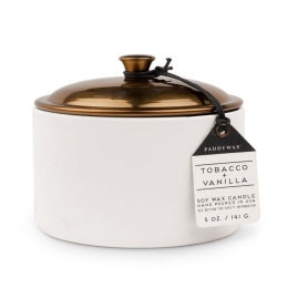 Κερί Σόγιας Αρωματικό Hygge Tobacco And Vanilla 141gr Σε Κεραμικό Δοχείο Με Καπάκι Paddywax Κερί Σόγιας