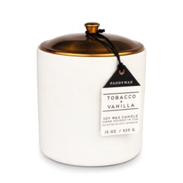 Κερί Σόγιας Αρωματικό Hygge Tobacco And Vanilla 425gr Σε Κεραμικό Δοχείο Με Καπάκι Paddywax Κερί Σόγιας