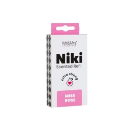Ανταλλακτικό Για Αρωματικό Αυτοκινήτου Niki Miss Rose 5,6x6,8cm Mr & Mrs Fragrance EVA