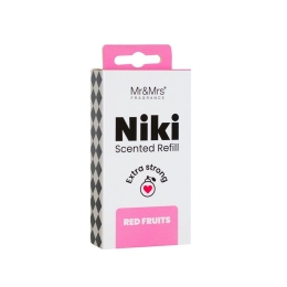 Ανταλλακτικό Για Αρωματικό Αυτοκινήτου Niki Red Fruits 5,6x6,8cm Mr & Mrs Fragrance EVA