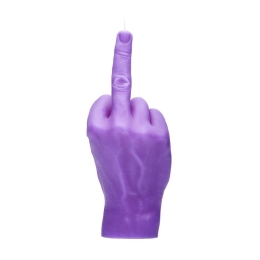 Κερί Χειρονομίας F@ck You 380gr 20x9x8cm Purple Candle Hand Παραφίνη