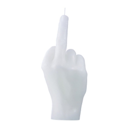 Κερί Χειρονομίας F@ck You 380gr 20x9x8cm White Candle Hand Παραφίνη