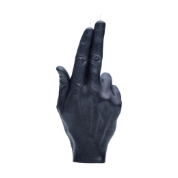 Κερί Χειρονομίας Gun Fingers 360gr 21x10x6cm Black Candle Hand Παραφίνη