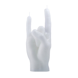 Κερί Χειρονομίας You Rock 310gr 20x8x7,5cm White Candle Hand Παραφίνη