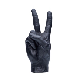Κερί Χειρονομίας Peace 360gr 20x7x8cm Black Candle Hand Παραφίνη