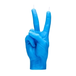 Κερί Χειρονομίας Peace 360gr 20x7x8cm Blue Candle Hand Παραφίνη