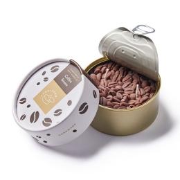 Αρωματικό Φυτικό Κερί Γκουρμέ Σε Κονσέρβα Coffee Beans Candle Hand Φυτικό Κερί