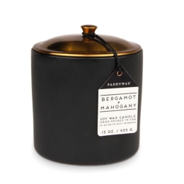 Αρωματικό Κερί Hygge Bergamot & Mahogany 425gr Paddywax Κερί Σόγιας