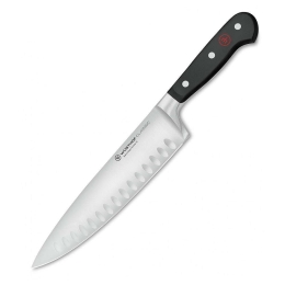 Μαχαίρι Chef Με Ραβδώσεις Classic 1040100220 20cm Black Wusthof Ανοξείδωτο Ατσάλι