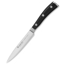 Μαχαίρι Γενικής Χρήσης Classic Ikon 1040330412 12cm Black Wusthof Ανοξείδωτο Ατσάλι
