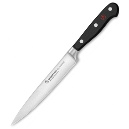 Μαχαίρι Φιλεταρίσματος Classic 1040100716 16cm Black Wusthof Ανοξείδωτο Ατσάλι