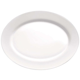 Πιατέλα Οβάλ Οπαλίνα Toledo BR03116636 36cm White Bormioli Rocco Οπαλίνα