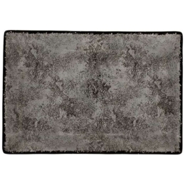 Πιατέλα Ορθογώνια Πορσελάνινη PR18274621 31x21cm Grey Oriana Ferelli® Πορσελάνη