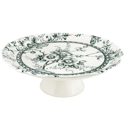 Τουρτιέρα Με Πόδι Πορσελάνινη Tif PS00320933 Φ33cm Green Oriana Ferelli® Πορσελάνη
