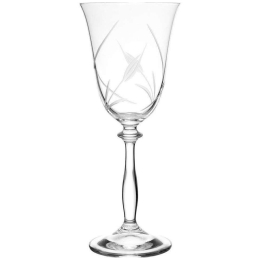 Ποτήρι Κολωνάτο Νερού Calla-Angela CLX40600061 250ml Clear Από Κρύσταλλο Βοημίας Κρύσταλλο