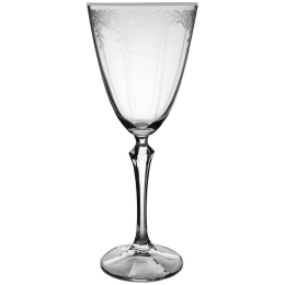 Ποτήρι Κολωνάτο Νερού Elisabetheth CLX08106021 350ml Clear Από Κρύσταλλο Βοημίας Κρύσταλλο