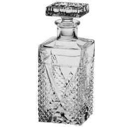 Καράφα Με Πώμα Megan CBH08701300 700ml Κρυστάλλινη Clear Βοημίας Κρύσταλλο