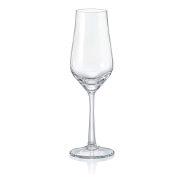 Ποτήρια Σαμπάνιας Κολωνάτα Pralines Prosecco (Σετ 4Τμχ) CLX40894100 100ml Κρυστάλλινα Clear Βοημίας Κρύσταλλο