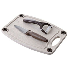Σετ Εργαλείων Κουζίνας Natur SG-4410 (Σετ 3Τμχ) BGNT441003 Brown Bergner Πλαστικό
