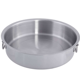 Ταψί Στρογγυλό HSR-18/10 ISF01104036 Φ36cm Inox Isfa Metal Ανοξείδωτο Ατσάλι