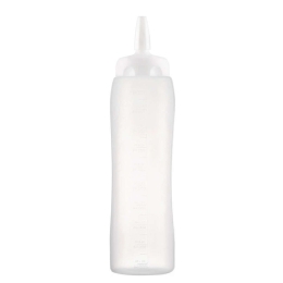 Μπουκάλι Σάλτσας AR00001379 Φ7,5x31,1cm 1lt Clear Araven Πλαστικό