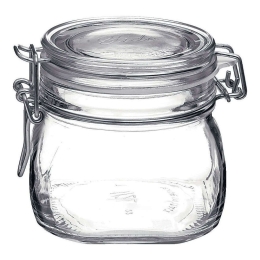 Βάζο Αποθήκευσης Fido BR00600720 500ml Clear Bormioli Rocco Γυαλί
