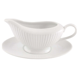 Σαλτσιέρα Πορσελάνινη PR01500500 21cm White Oriana Ferelli® Πορσελάνη
