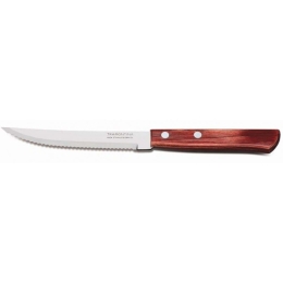 Μαχαίρι Κρέατος TR21199764 11cm Inox-Brown Tramontina Ατσάλι,Polywood