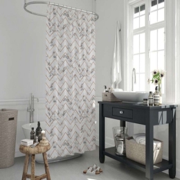Κουρτίνα Μπάνιου Nuova BTLJK005705 180x200cm Multi Max Home 180Πx200Υ Πολυέστερ