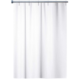 Κουρτίνα Μπάνιου Blanc AX00045201 180x200cm White Arvix 180Πx200Υ Πολυέστερ