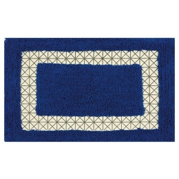 Πατάκι Μπάνιου Crayon AX00050020 45x75cm Blue Arvix 45x75cm 100% Βαμβάκι