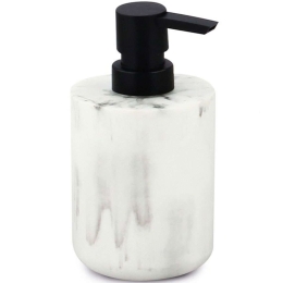 Δοχείο Κρεμοσάπουνου Marbre AX00003440 White-Black Arvix Πολυρεσίνη