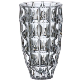 Βάζο Diamond CTB03100102 28cm Κρυστάλλινο Clear Βοημίας Κρύσταλλο