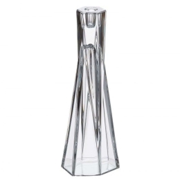 Κηροπήγιο Origami CTB04900603 21cm Κρυστάλλινο Clear Βοημίας Κρύσταλλο