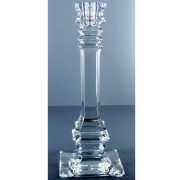 Κηροπήγιο Bonaparte BS01001112 30cm Κρυστάλλινο Clear Βοημίας Κρύσταλλο