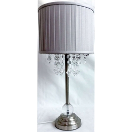 Φωτιστικό Επιτραπέζιο LK18298001 47cm Silver-Grey Oriana Ferelli®