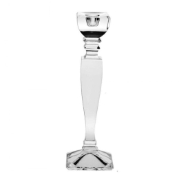 Κηροπήγιο Roxana 255 CBH06100503 25,5cm Από Κρύσταλλο Βοημίας Clear Κρύσταλλο