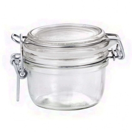 Βάζο Αποθήκευσης Fido BR00600715 125ml Clear Bormioli Rocco Γυαλί