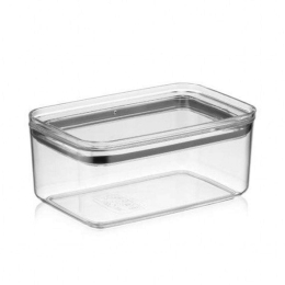 Δοχείο Αποθήκευσης Chef 715 AY00000715 1Lt 10,5x16x8,5cm Clear Max Home Πλαστικό