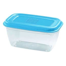 Δοχείο Φαγητού Ermetici GS06465112 20x29cm 4Lt Clear-Blue Gio Style Πλαστικό