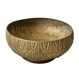 Φρουτιέρα HC22361732 Φ32x12cm Gold Oriana Ferelli® Μέταλλο