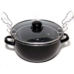 Φριτέζα Εμαγιέ ET82400024 Φ24cm Black Max Home
 24cm Εμαγιέ