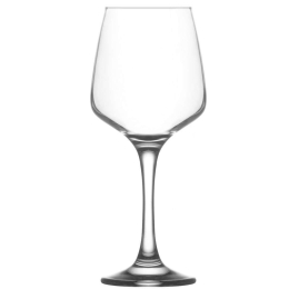 Ποτήρια Κρασιού Κολωνάτα Lal (Σετ 6Τμχ) LVLAL55830F 295ml Clear Lav Γυαλί