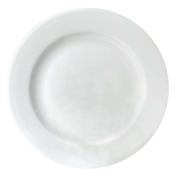 Πιάτο Ρηχό Wide Rim XG003HW027 Φ27cm White Oriana Ferelli® Πορσελάνη