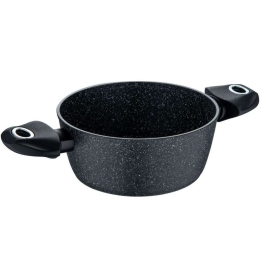 Κατσαρόλα Αντικολλητική Black Orion BG0OR34767 Φ20x8,5cm 2,2lt Black Bergner 20cm Αλουμίνιο