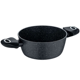 Κατσαρόλα Αντικολλητική Black Orion BG0OR34769 Φ28x13cm 6,7lt Black Bergner 28cm Αλουμίνιο