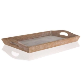 Δίσκος Σερβιρίσματος Rustin BQ63917558 40x26cm Natural-White Banquet Mdf