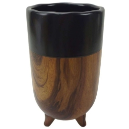 Βάζο LJT327527B 27cm Black-Walnut Oriana Ferelli® Κεραμικό