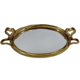 Δίσκος Σερβιρίσματος XL23117016 45,3x25,6cm Gold Oriana Ferelli® Πολυρεσίνη