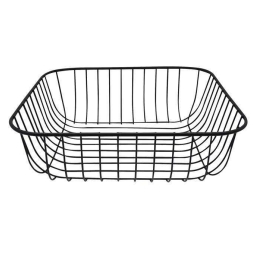 Φρουτιέρα Τετράγωνη 798353 30x30x10cm Μεταλλική Black Ankor Μέταλλο